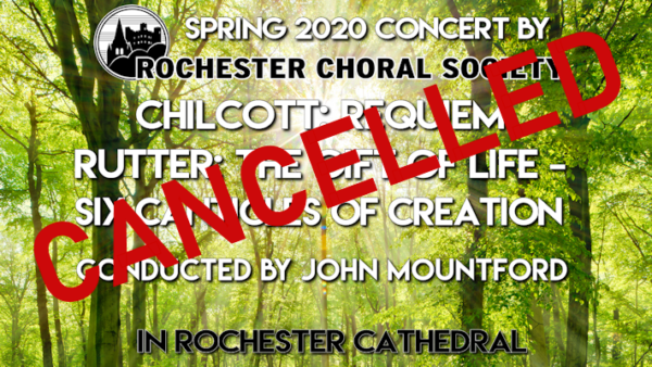 Spring Concert Cancelled