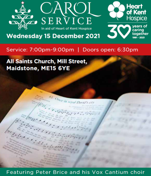 Carol Service in aid of Heart of Kent Hospice